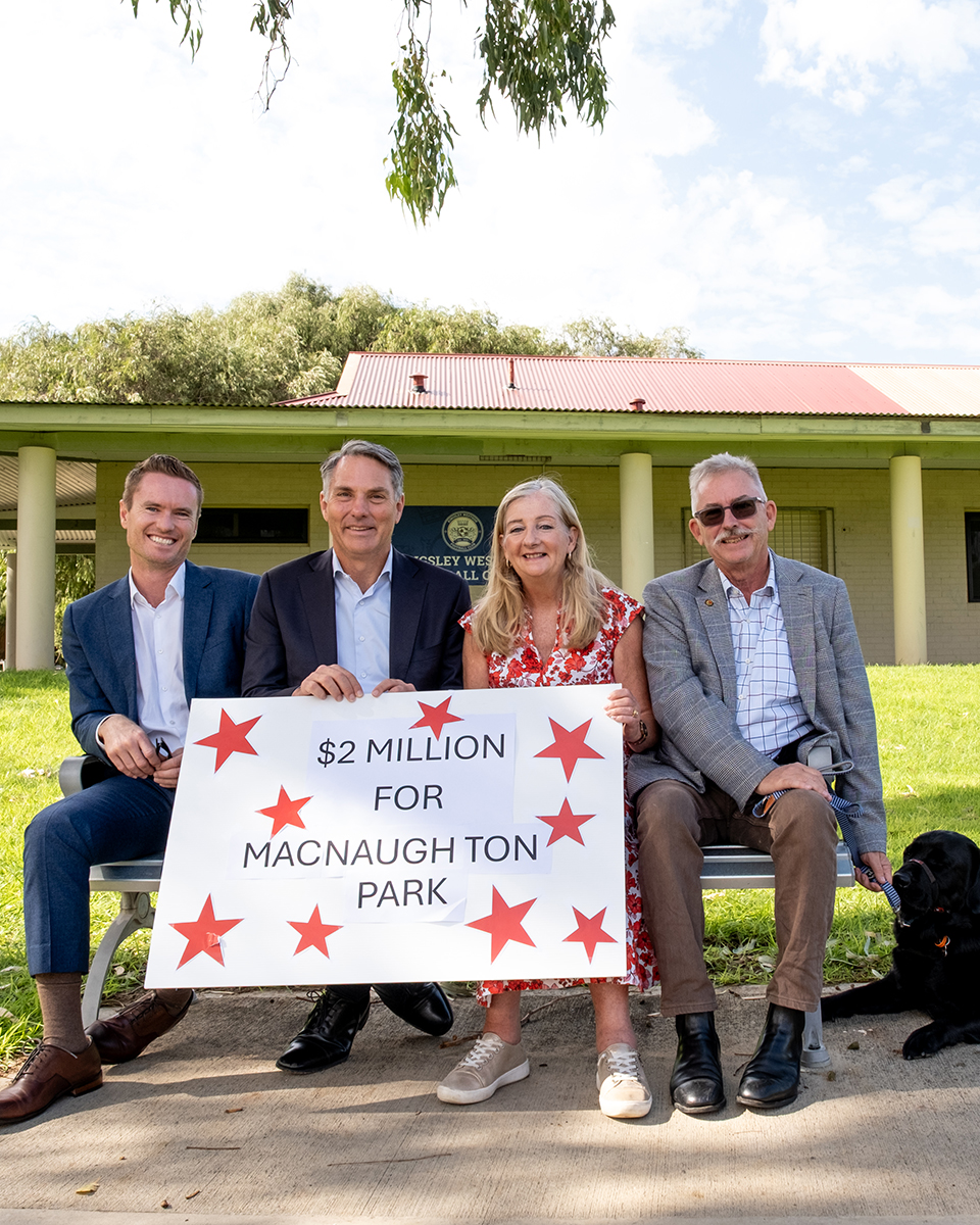  $2 million commitment to upgrade MacNaughton Park clubrooms Main Image